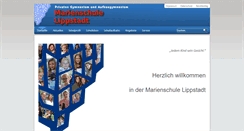 Desktop Screenshot of marienschule-lippstadt.de